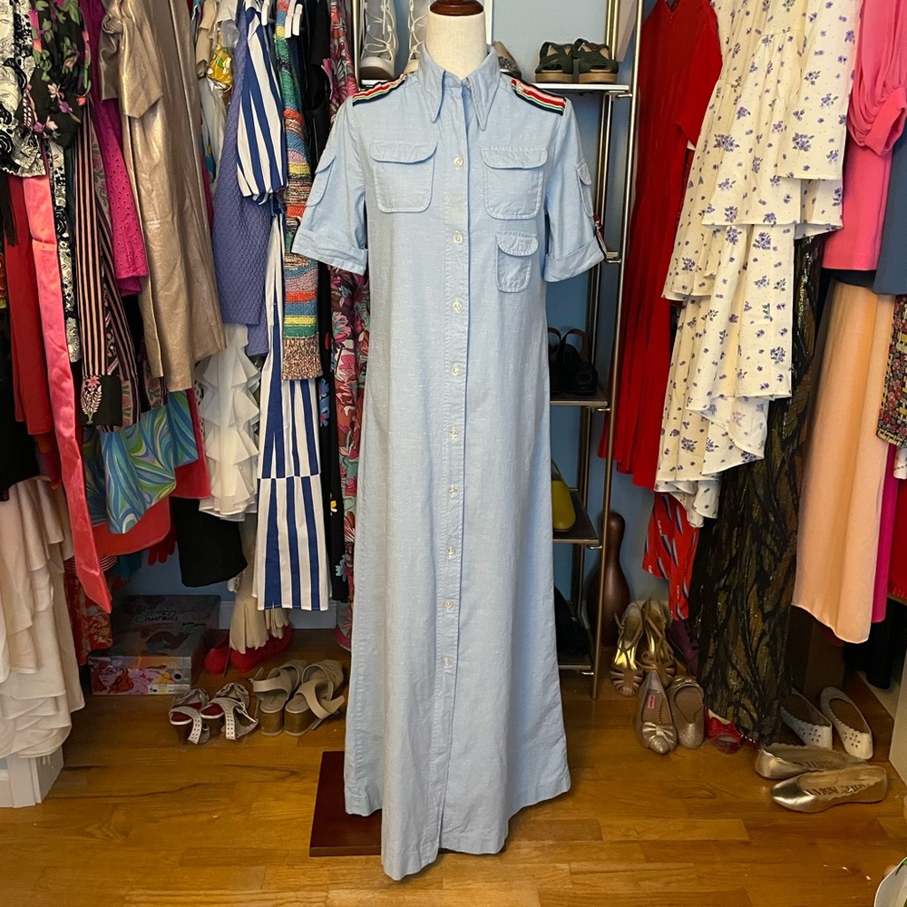 Vintage Denise Everyware Maxi Dress - Size Medium